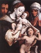 CLEVE, Cornelis van Holy Family dfgh Spain oil painting reproduction